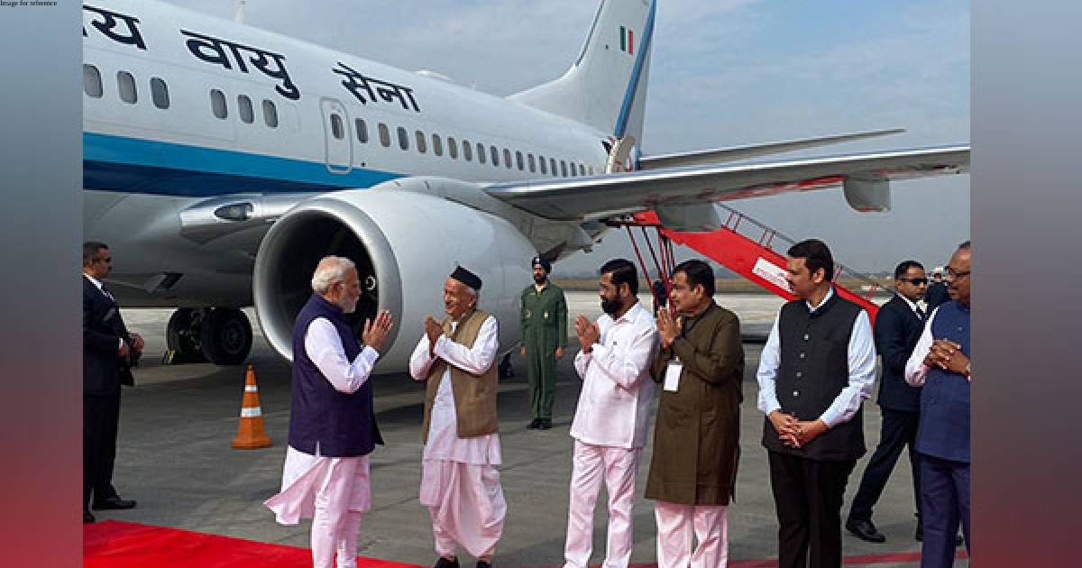 PM Modi lands in Maharashtra to inaugurate various developmental projects in Nagpur